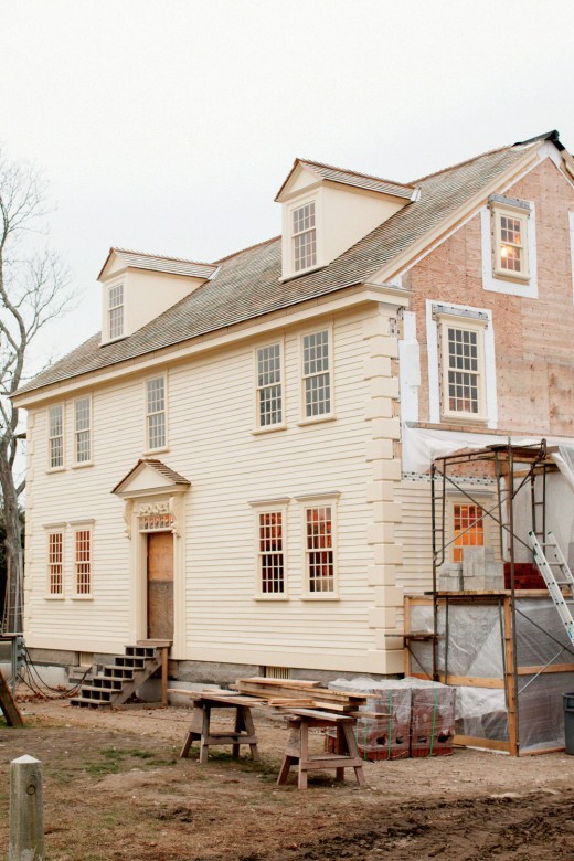 The Pendleton–Chapman House in Avondale, Rhode Island, was built c. 1740 on the east side of the Pawcatuck River; the property was once a dairy farm.