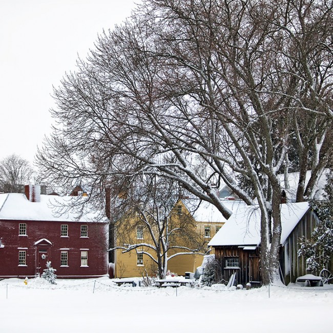The Strawbery Banke museum is definitely a classic New England scene. 