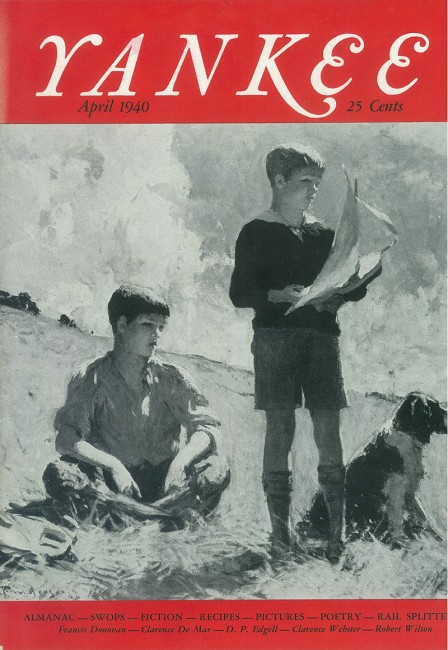 April 1940 | "Two Boys," a reproduced painting by Frank Benson 
