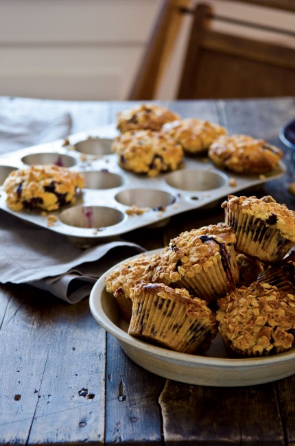 Blueberry Oat Muffins