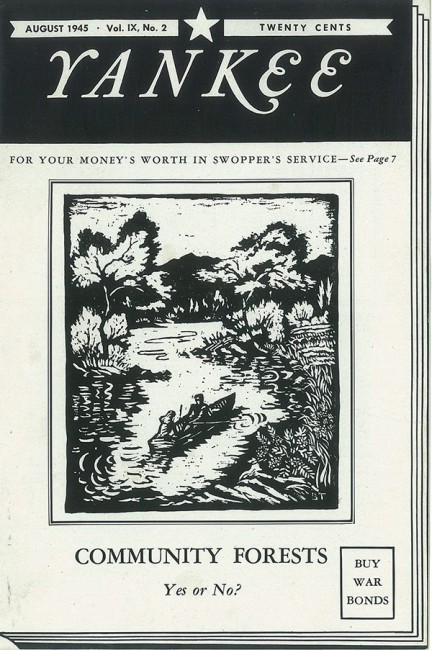 August 1945 | Canoeing down the river by Beatrix Thorne 