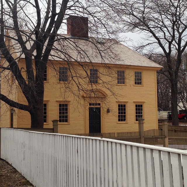 Daniel Webster House in Portsmouth, New Hampshire. 