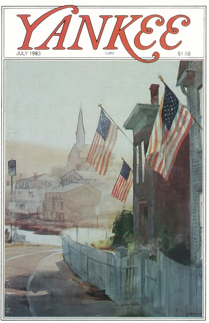 July 1983 | "Fourth of July in Rockport," a watercolor by George Shedd