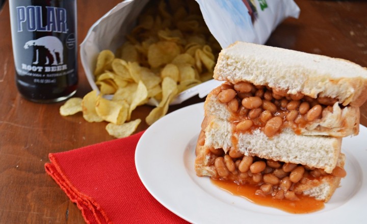 new england baked bean sandwich