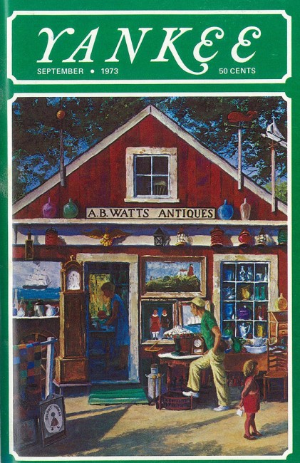 September 1973 | "Antiques Store," by Albert E. Merrikin, courtesy of the The Hartford Insurance Group.