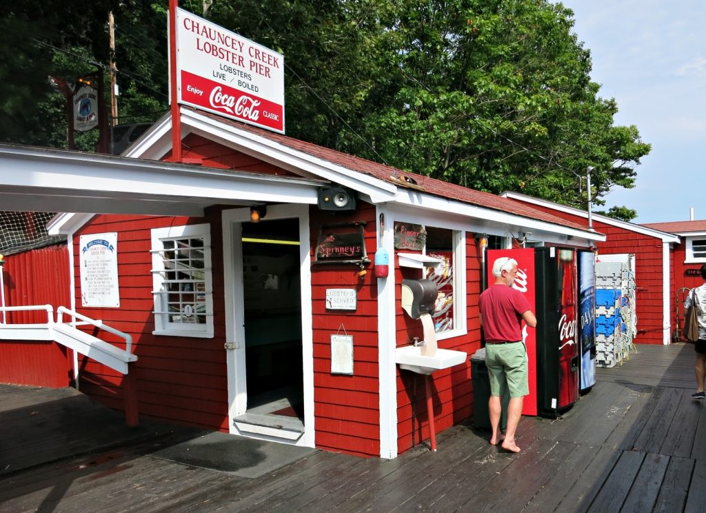 Chauncey Creek Lobster Pier in Kittery Point, Maine