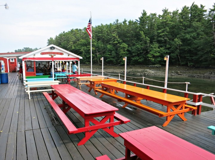 Chauncey Creek Lobster Pier in Kittery Point, Maine