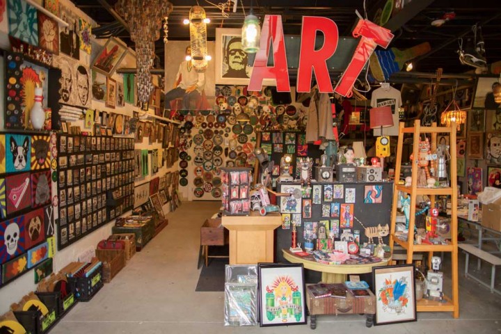 The Bad Art Gallery, home of “eclectic and affordable art for the masses.