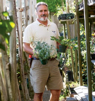 Chris Careb at work in the place he’s loved since 1978. 