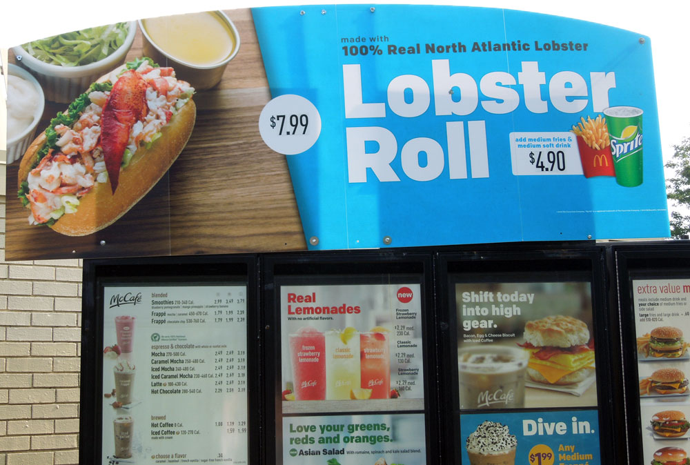 The McDonald's Lobster Roll Experience