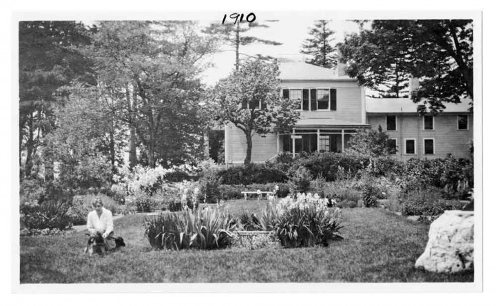 Eliza Adams Edwards at Stone Acres in the early 1900s. Today, Chris Careb grows many of these same heirloom varieties.