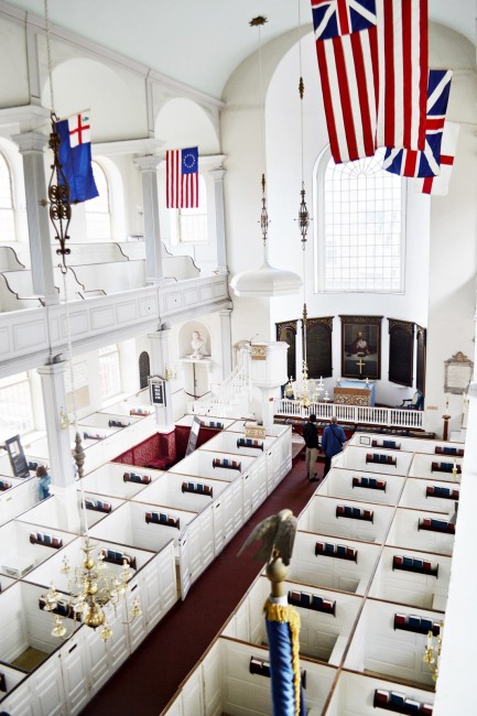 Virtual Visit Inside The Old North Church In Boston New England Today