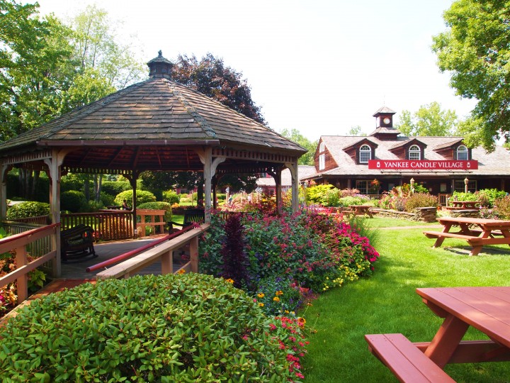 The Yankee Candle Village Store in South Deerfield, Massachusetts New