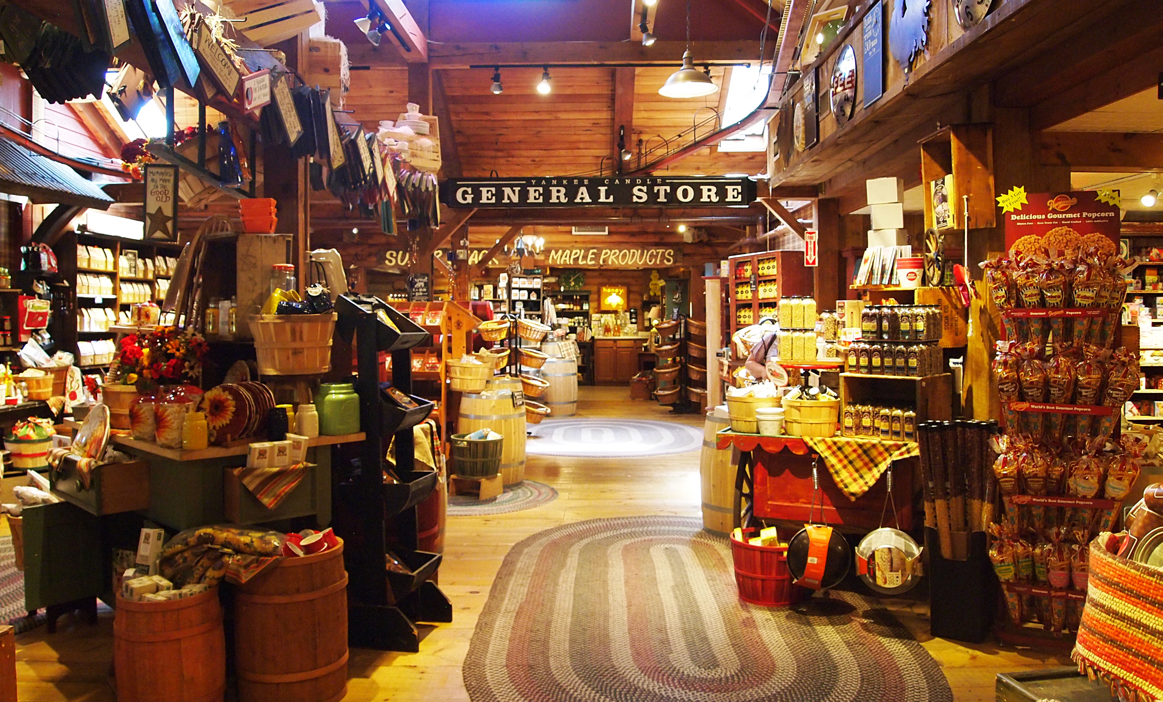 The Yankee Candle Village Store in South Deerfield, Massachusetts - New ...
