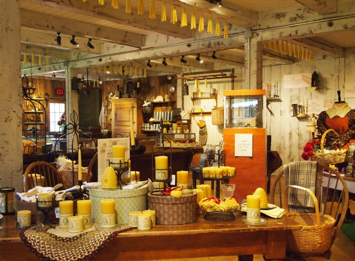 The Yankee Candle Village Store in South Deerfield, Massachusetts New