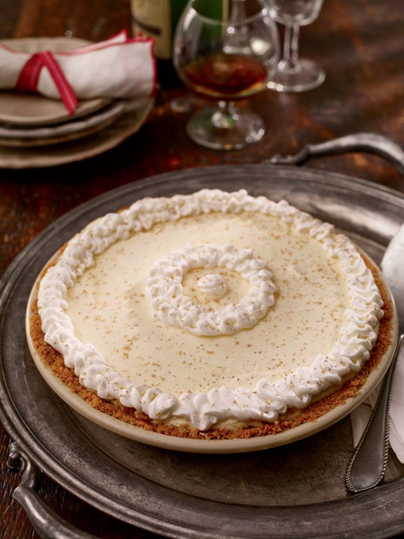 Eggnog Chiffon Pie