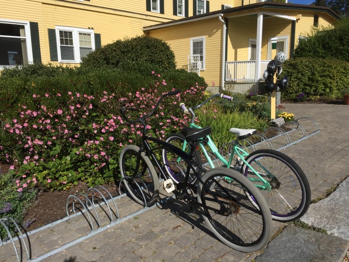 While you can bring your car to the island, why bother? It's a walkable place, and if you need them, the Inn offers the free use of its bike to guests.