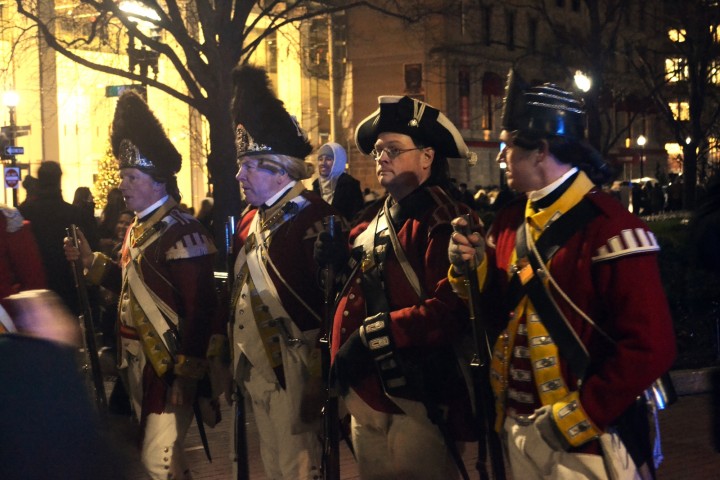 Don't mind the Redcoats...