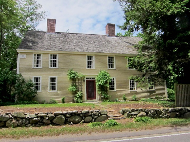 Built c. 1762, the historic Reeves Tavern (now a private home) in Wayland, Massa­chu­setts, is currently under consideration for National Register designation.