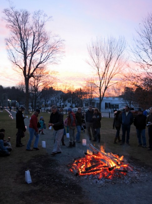 woodstock wassail weekend yule log