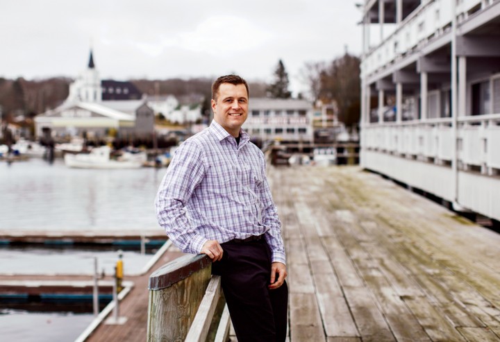 Dan Blais is the project manager for an innovative pilot solar-energy effort in Boothbay, Maine.