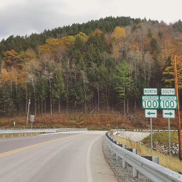 A memorable drive along Route 100.