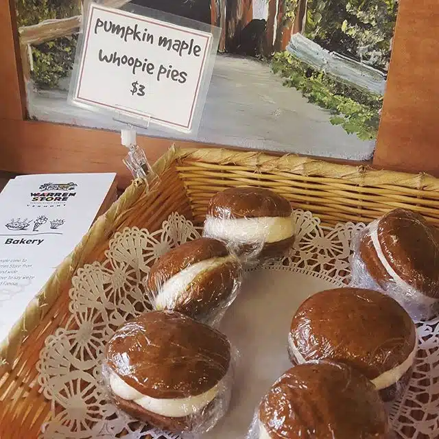 Whoopie pies, and local beer in Warren, Vermont.