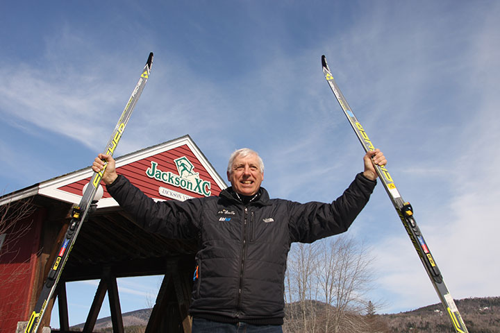 hom Perkins is credited with transforming the nordic scene and experience in Jackson, New Hampshire.