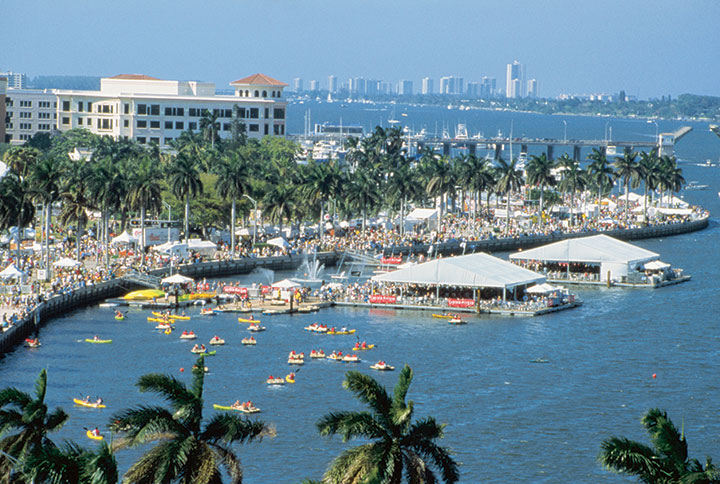 President John F. Kennedy made Palm Beach his winter retreat. 