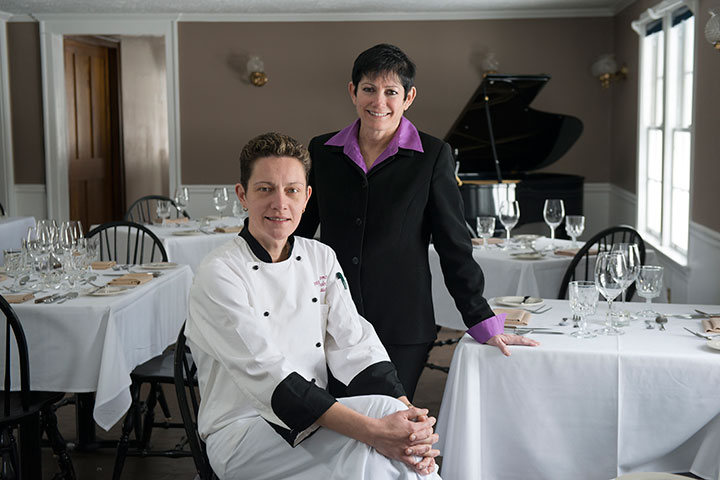 European Michelin star trained Chef Jevgenija Saromova and proprietor Mara Mehlman.