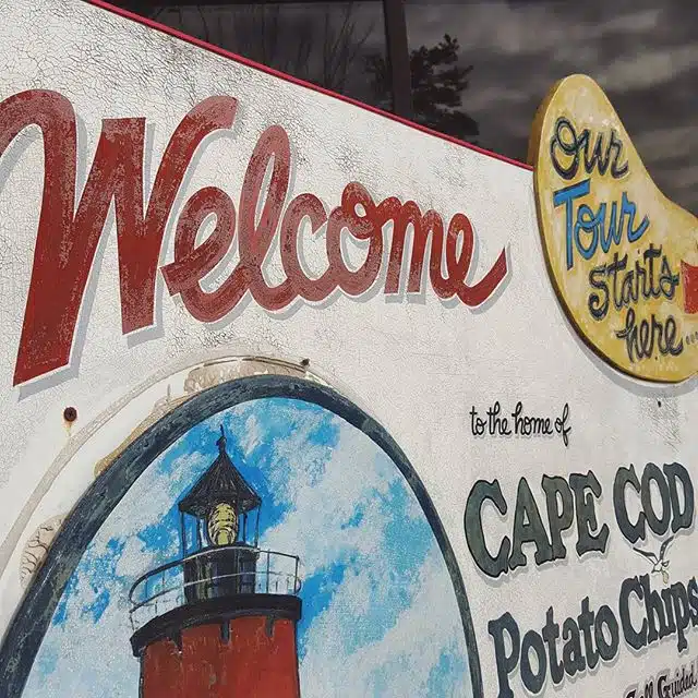 Touring the Cape Cod Potato Chip factory in Hyannis, MA.