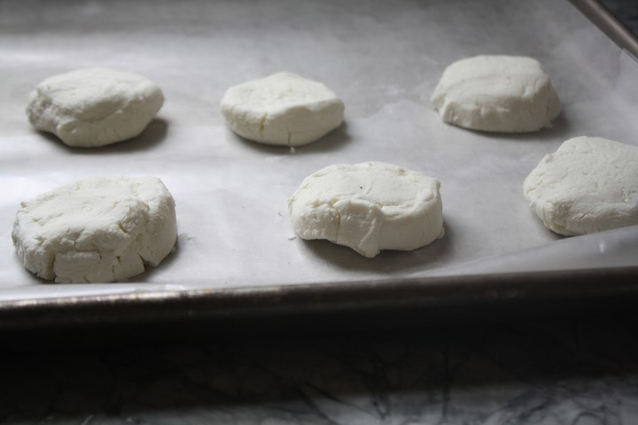 Goat cheese, ready to chill
