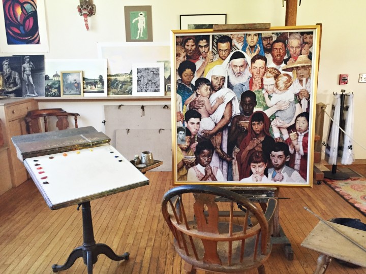 Norman Rockwell's Studio