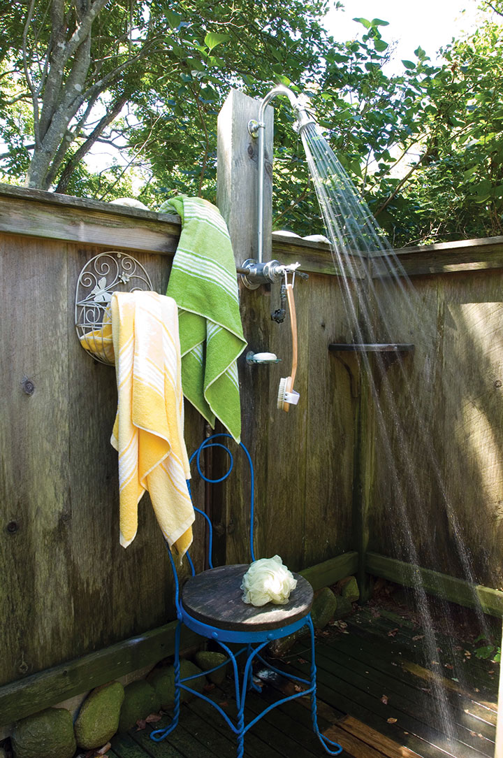 Build an Outdoor Shower - New England Today