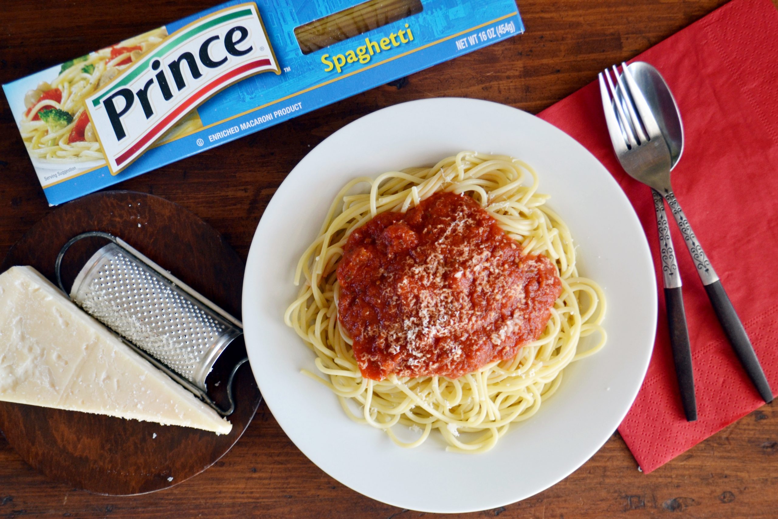 Wednesday is Prince Spaghetti Day