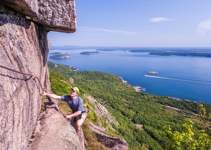 The Precipice Trail, Acadia’s most challenging (and rewarding) hike. 