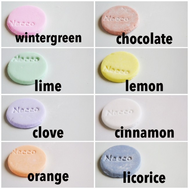 chocolate necco wafers