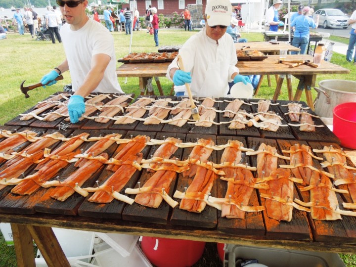The Annual Shad Bake in Essex, Connecticut