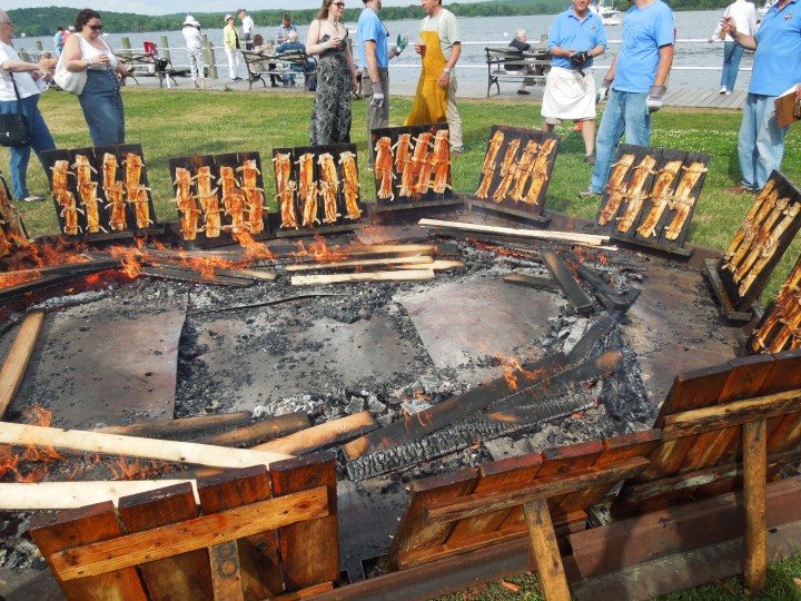 The Annual Shad Bake in Essex, Connecticut