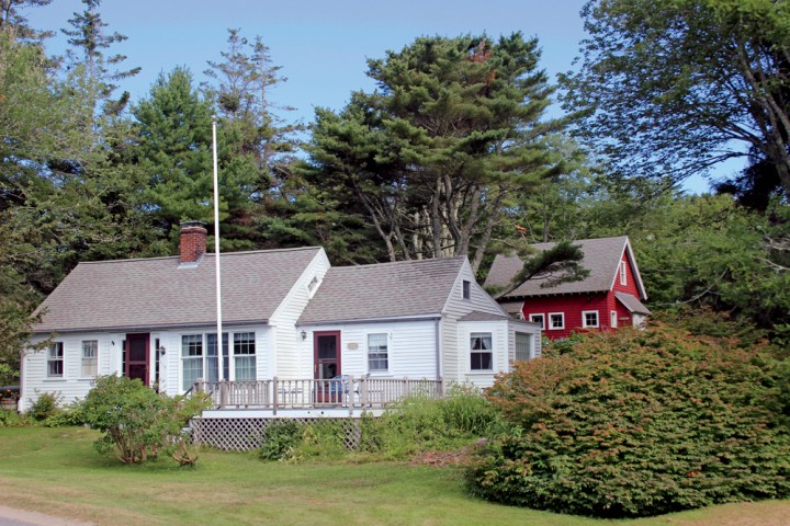  Known for more than 100 years as “The Homestead,” this cottage off the coast of Maine’s Pemaquid Peninsula includes four bedrooms and two bathrooms.