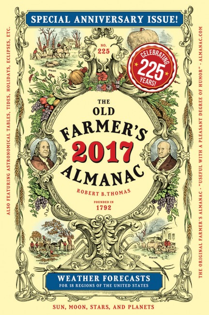 The 225th Anniversary Edition of The Old Farmer's Almanac.