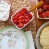 homemade-strawberry-shortcake-overhead