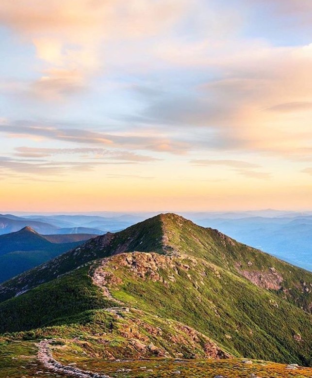 A gorgeous shot of New Hampshire's Mt. Lafayette in the summertime. 