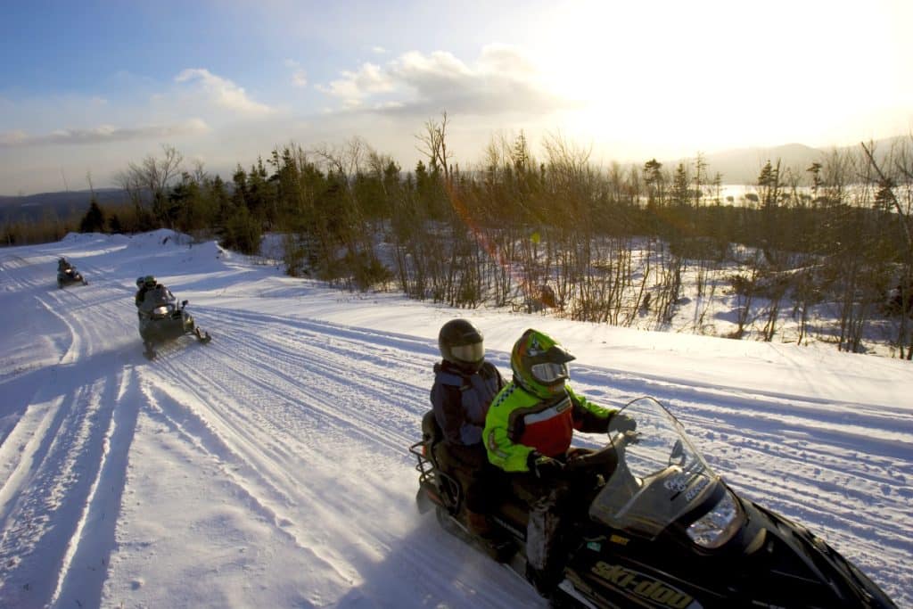 All Revved Up  Snowmobiling Adventure in Maine - New England