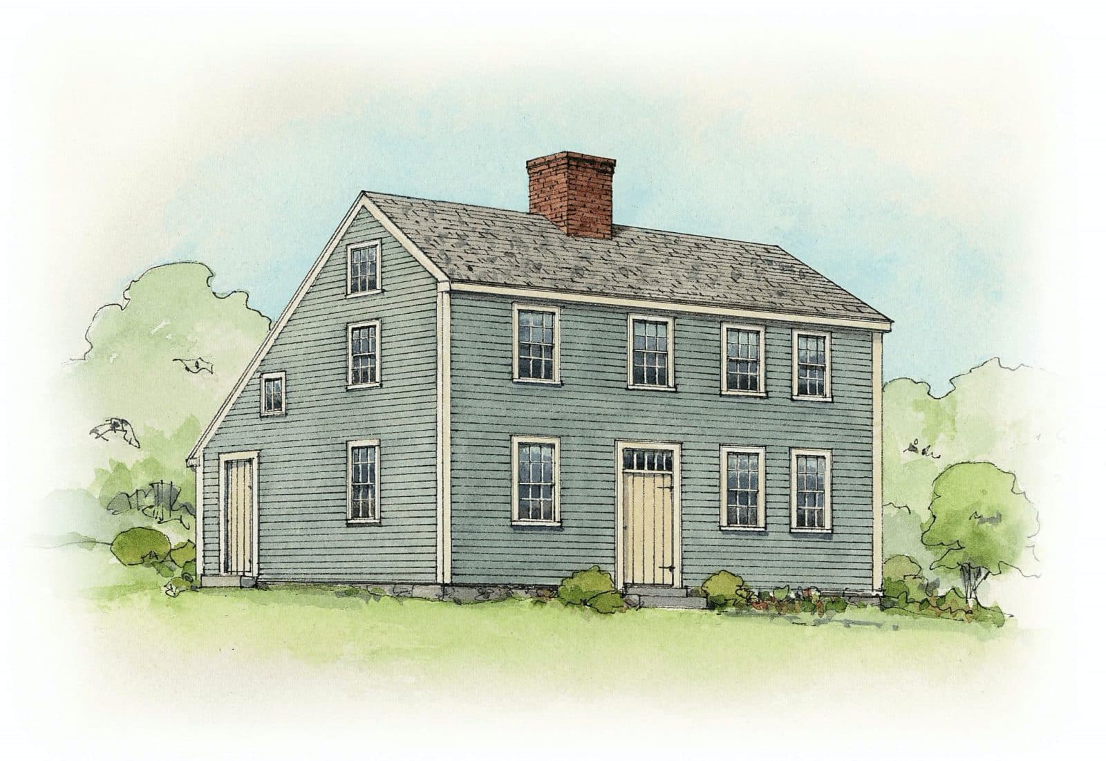 New England Architecture 101 - The Cape Cod House and Saltbox Cape ...