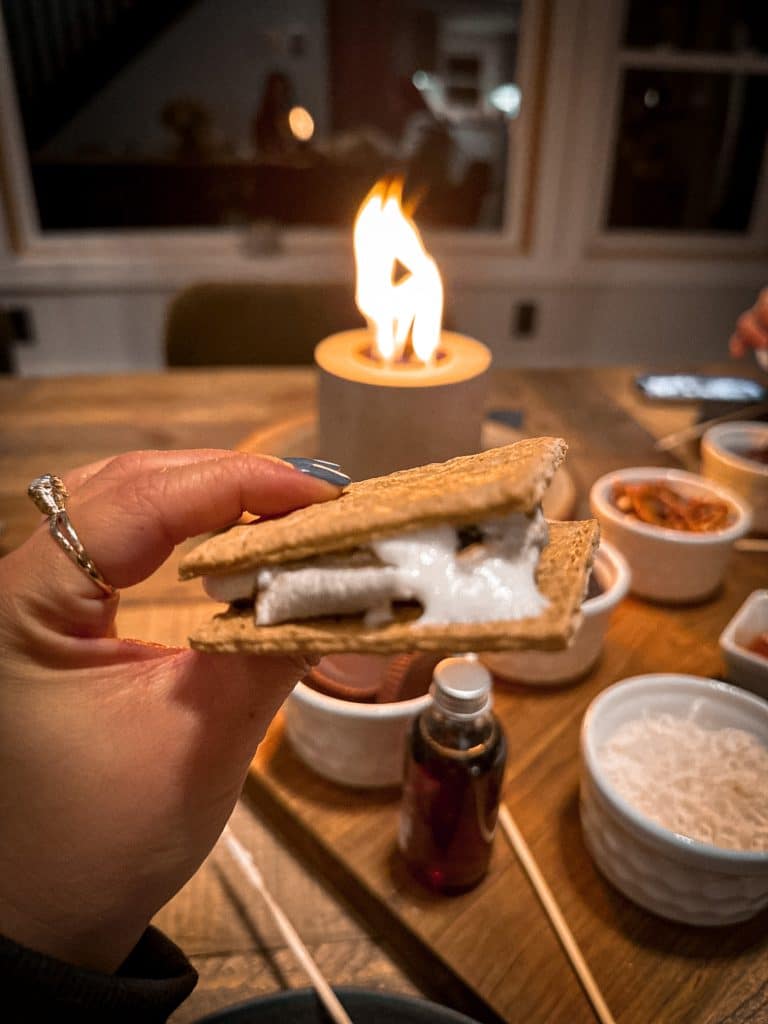 Gourmet s'mores at the Brattleboro in Vermont
