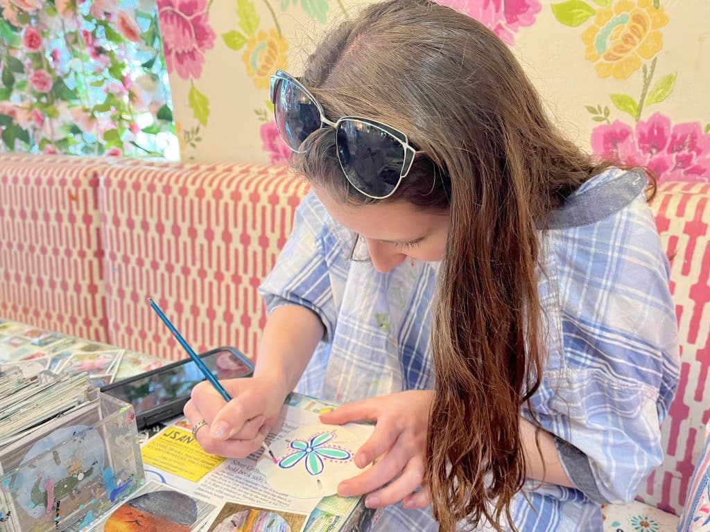 Painting Sand Dollars Anna Maria Island