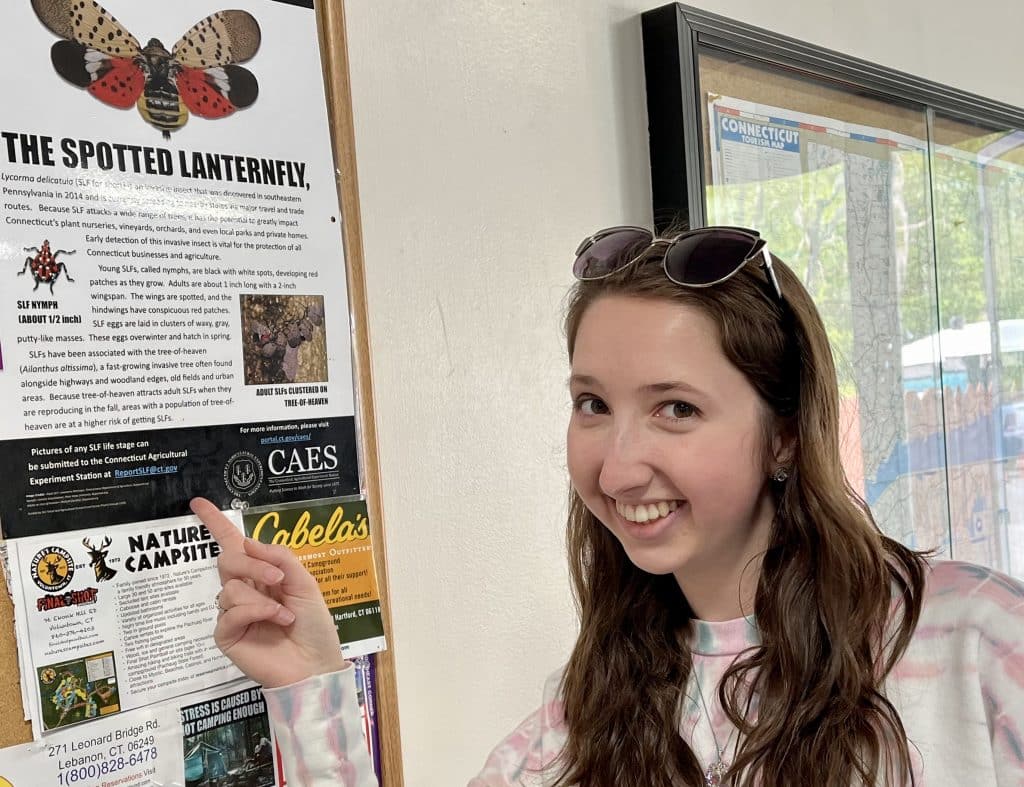 Spotted Lanternfly Warning Poster