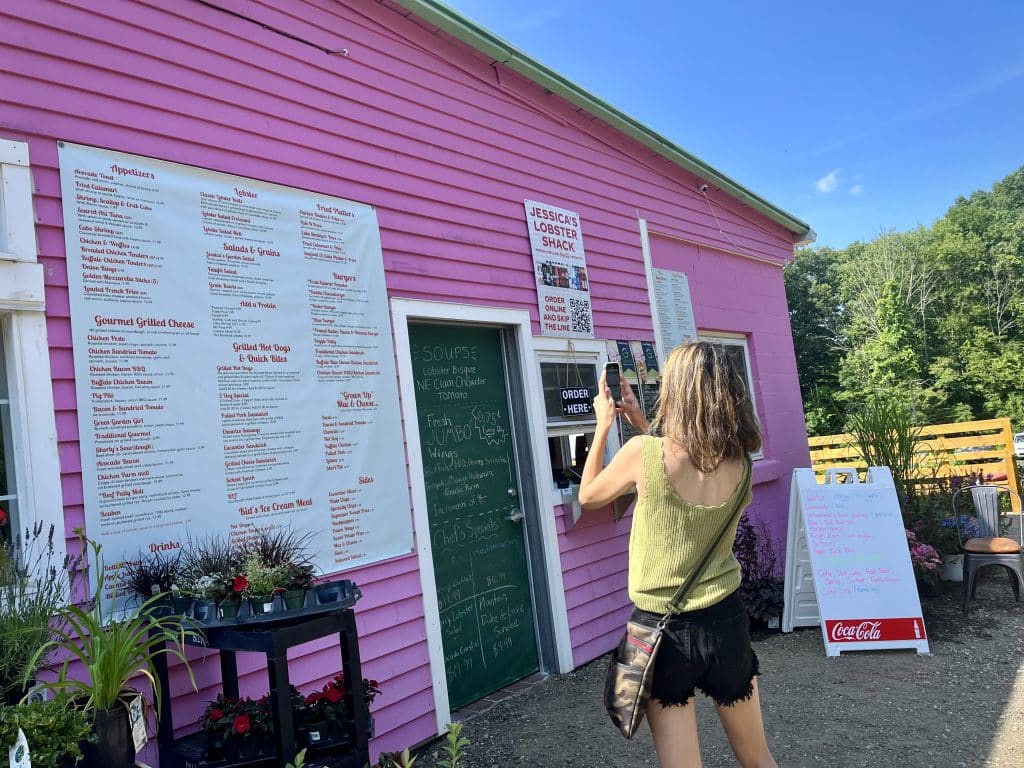 Pink Lobster Shack in Connecticut