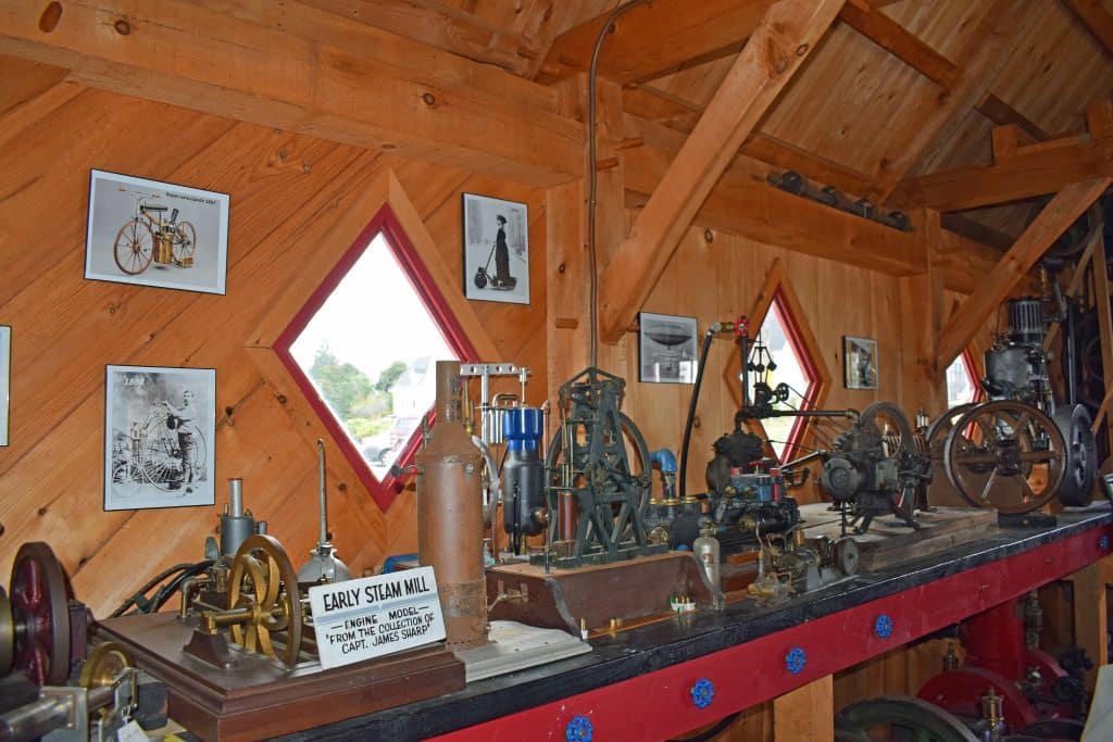 Early Steam Engines at Sail, Power, and Steam Museum in Maine